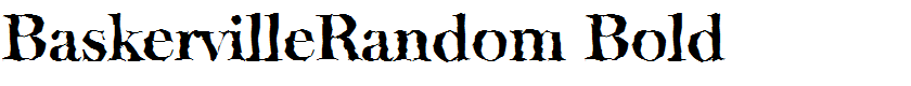 BaskervilleRandom Bold