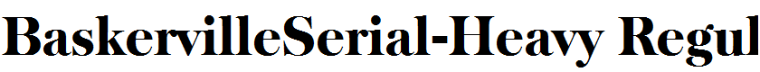 BaskervilleSerial-Heavy Regular