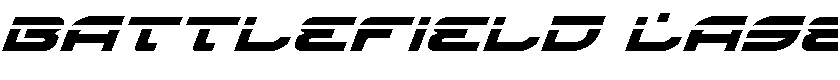 Battlefield Laser Italic Laser Italic