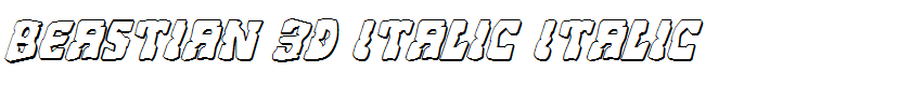 Beastian 3D Italic Italic