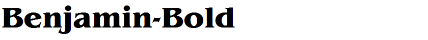 Benjamin-Bold