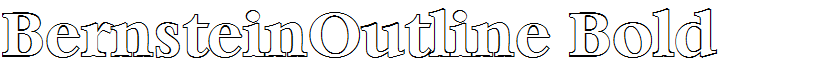BernsteinOutline Bold