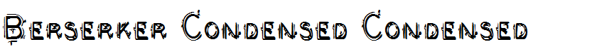 Berserker Condensed Condensed