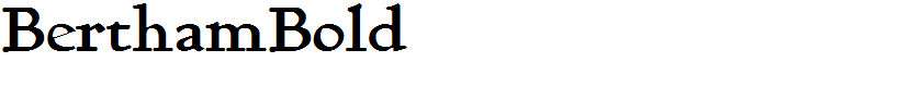 BerthamBold