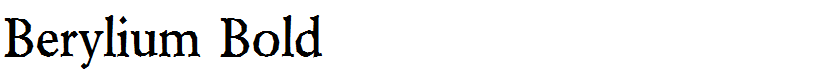 Berylium Bold