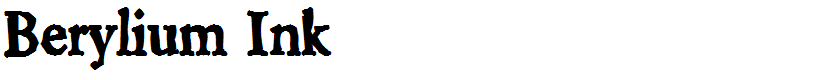 Berylium Ink