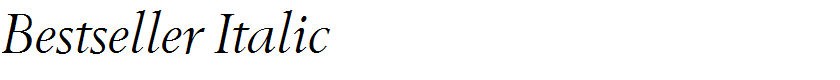 Bestseller Italic