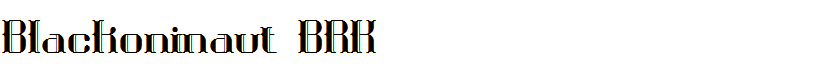 Blackoninaut BRK