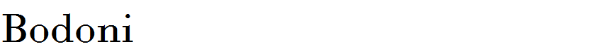 Bodoni