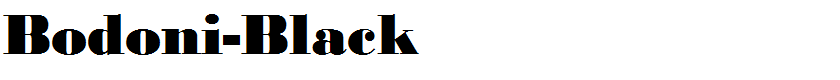 Bodoni-Black