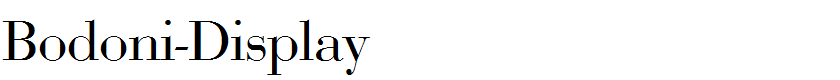 Bodoni-Display