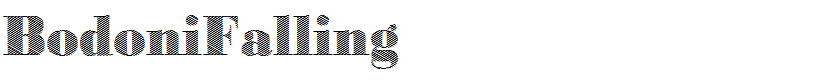 BodoniFalling