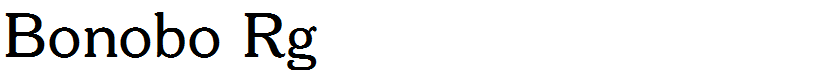 Bonobo Rg