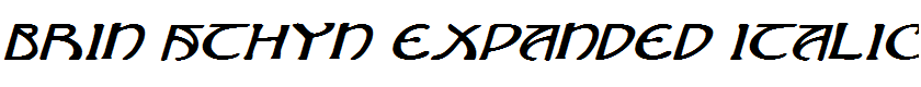 Brin Athyn Expanded Italic Expanded Italic
