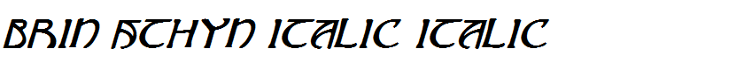 Brin Athyn Italic Italic