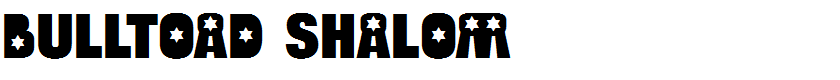 Bulltoad Shalom