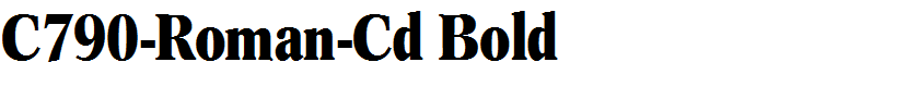 C790-Roman-Cd Bold