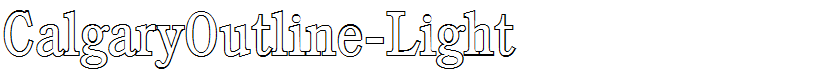 CalgaryOutline-Light