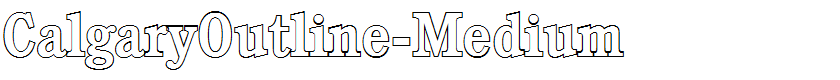 CalgaryOutline-Medium