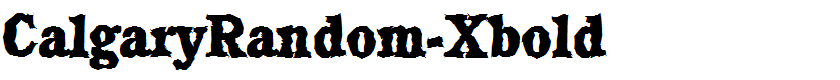 CalgaryRandom-Xbold