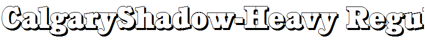 CalgaryShadow-Heavy Regular