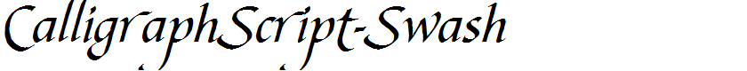 CalligraphScript-Swash