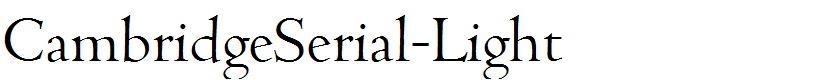 CambridgeSerial-Light