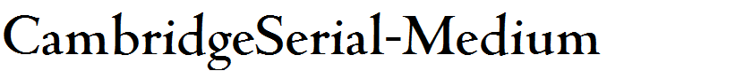 CambridgeSerial-Medium