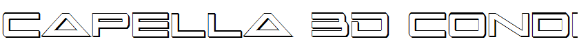 Capella 3D Condensed Condensed