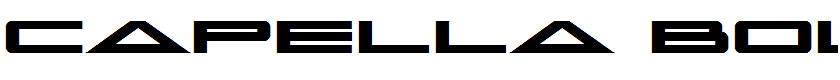Capella Bold Expanded Bold  Expanded