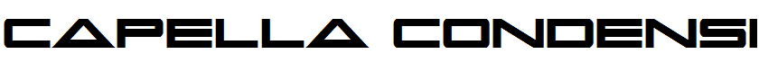 Capella Condensed Bold Condensed Bold