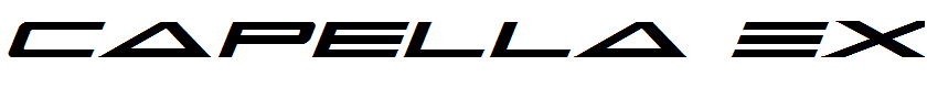 Capella Expanded Italic Expanded Italic