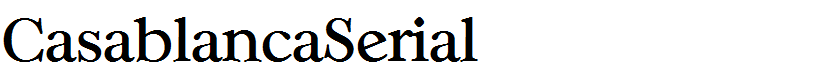 CasablancaSerial