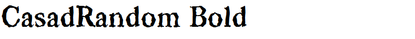 CasadRandom Bold