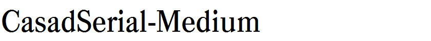 CasadSerial-Medium