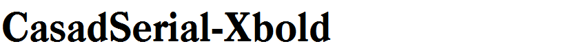 CasadSerial-Xbold