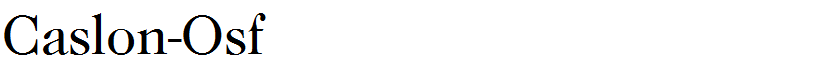 Caslon-Osf
