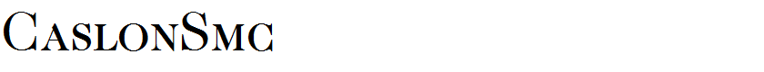 CaslonSmc
