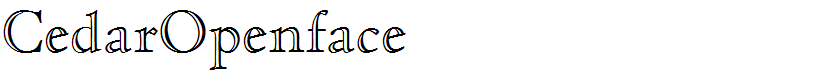 CedarOpenface