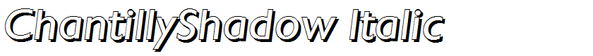 ChantillyShadow Italic