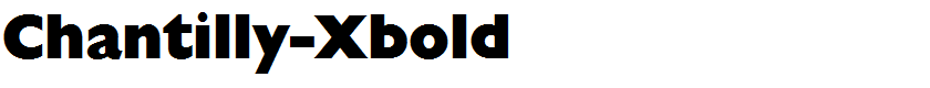 Chantilly-Xbold