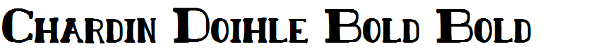 Chardin Doihle Bold Bold