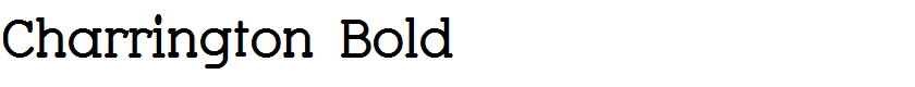 Charrington Bold