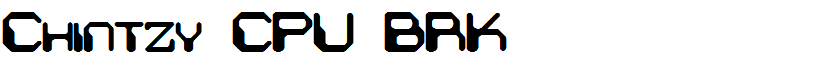 Chintzy CPU BRK