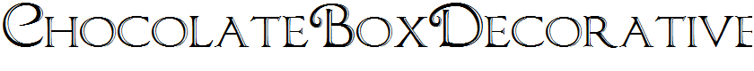 ChocolateBoxDecorative