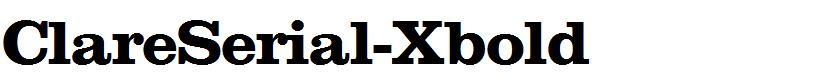 ClareSerial-Xbold