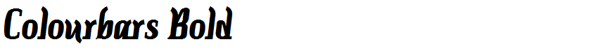 Colourbars Bold