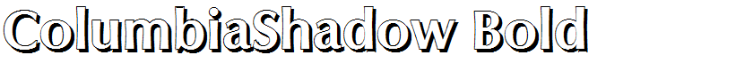 ColumbiaShadow Bold