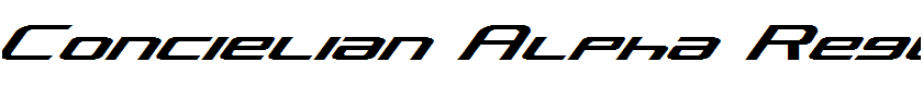 Concielian Alpha Regular