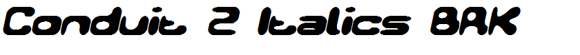 Conduit 2 Italics BRK